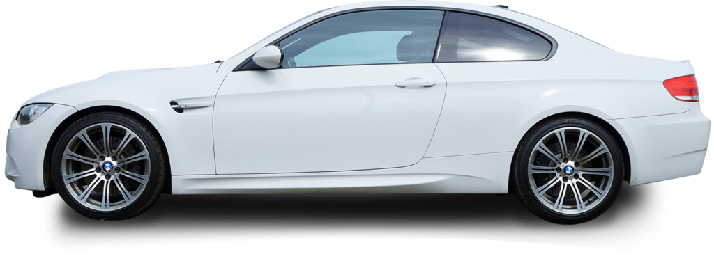 Left Side White BMW